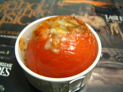 トマトのツナ入りカップ焼きの写真