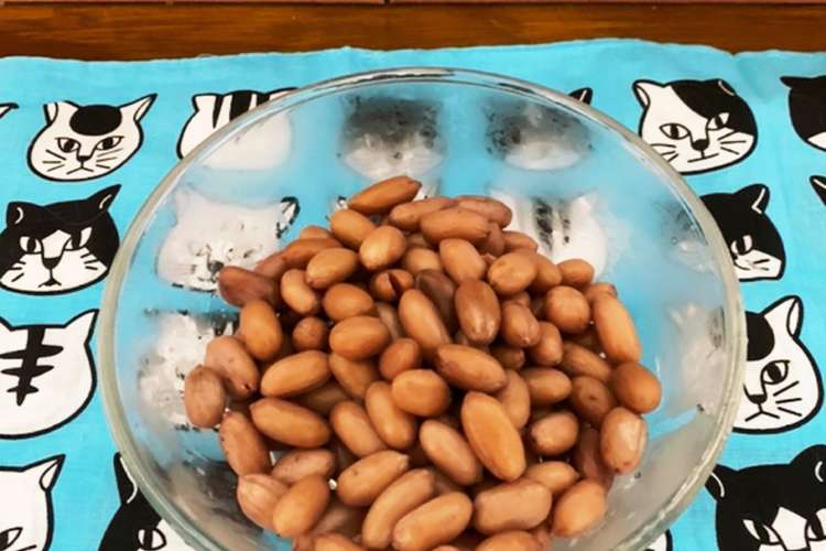 圧力鍋で簡単時短美味 殻無し茹で落花生 レシピ 作り方 By ぽーみゅー クックパッド 簡単おいしいみんなのレシピが362万品