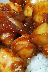ガッツリ‼️豚バラ丼