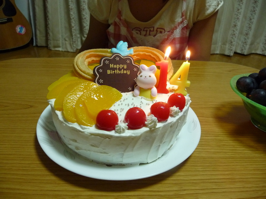 誕生日のケーキ♪の画像