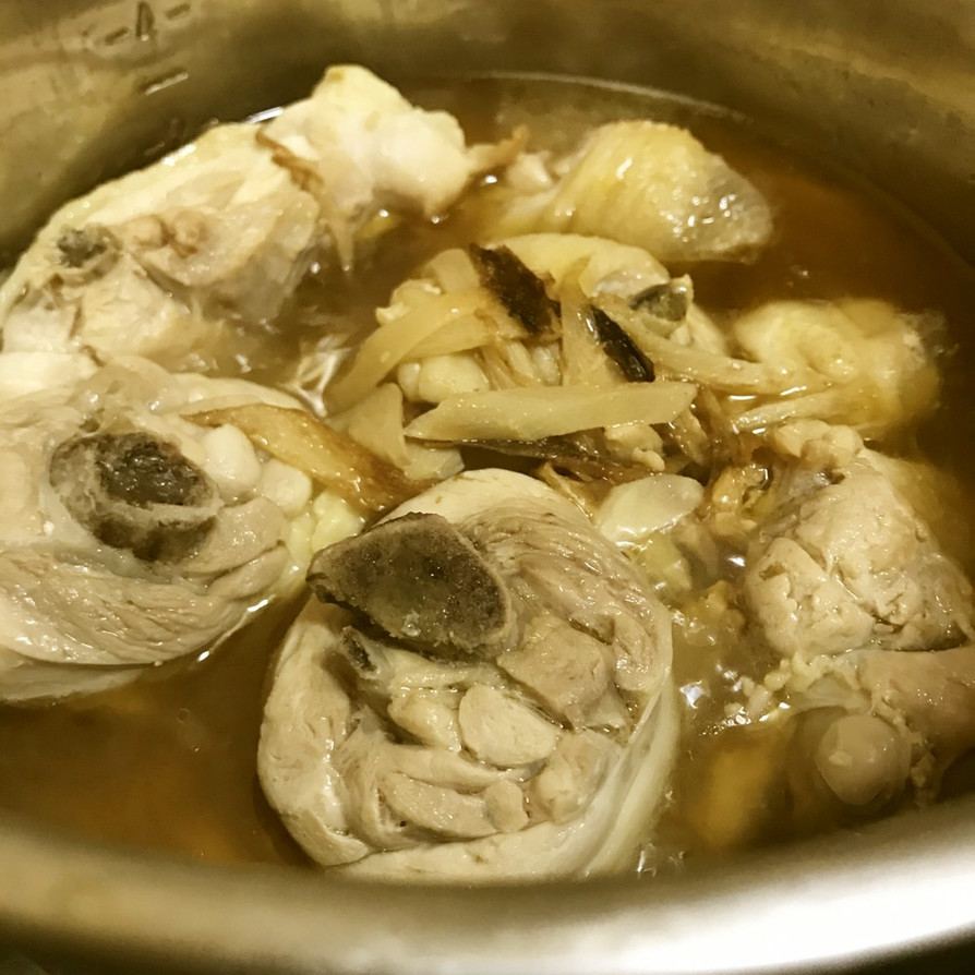 ◤電鍋レシピ◢鶏ごま油煮［麻油鶏］の画像