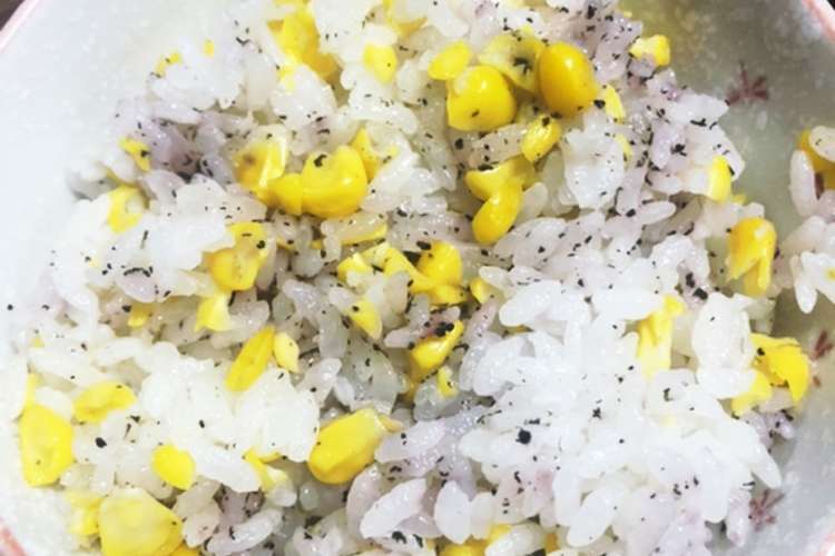余ったコーン缶救済 コーン ゆかりごはん レシピ 作り方 By ゆづと クックパッド 簡単おいしいみんなのレシピが361万品