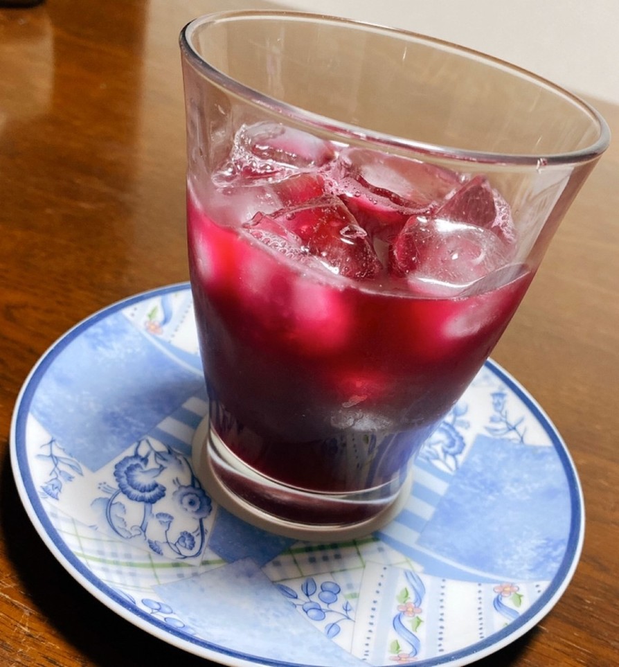 夏バテ防止✨さわやか　赤しそジュースの画像