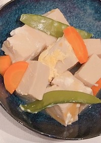 懐かしい味☆高野豆腐の卵とじ