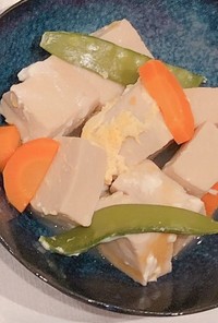 懐かしい味☆高野豆腐の卵とじ