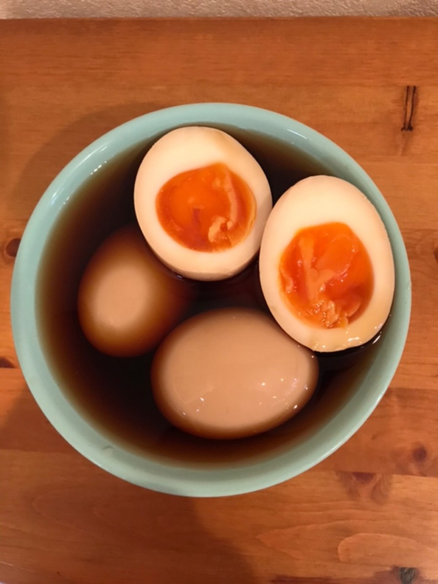 誰でも成功☆シンプル簡単味玉＝半熟煮卵の画像