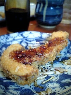 一度は食べたい「松茸フライ」の画像