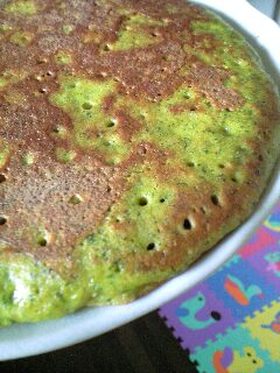 離乳食・完了期■野菜たっぷりホットケーキ