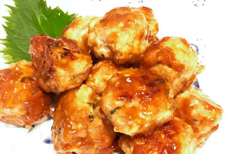 鶏つくねの梅しそ焼き レシピ 作り方 By Mayu22 クックパッド 簡単おいしいみんなのレシピが375万品