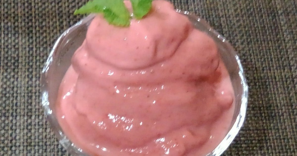 ３分 冷凍果物でジェラードアイスクリーム レシピ 作り方 By つくばの クックパッド 簡単おいしいみんなのレシピが356万品