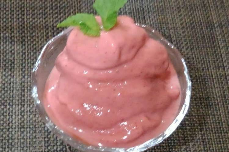 ３分 冷凍果物でジェラードアイスクリーム レシピ 作り方 By つくばの クックパッド 簡単おいしいみんなのレシピが357万品