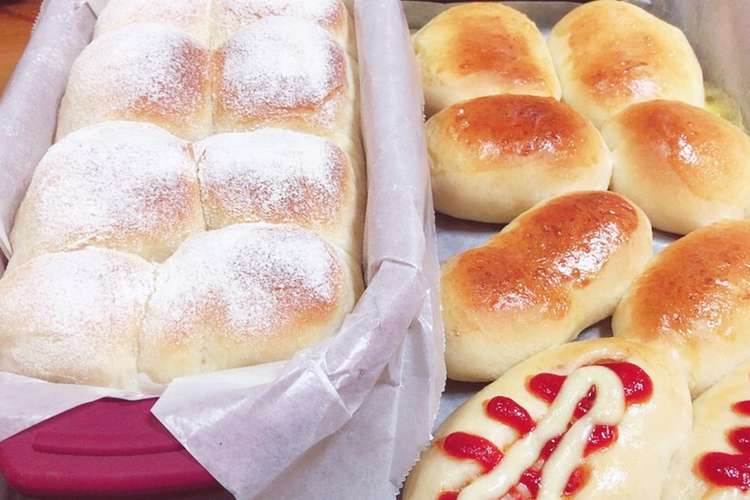 基本パン ちぎりパン 菓子パン レシピ 作り方 By Mikinali クックパッド 簡単おいしいみんなのレシピが356万品