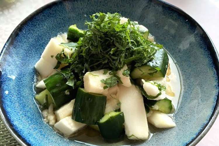 たたききゅうりと長芋のめんつゆ和え レシピ 作り方 By Yukotr クックパッド 簡単おいしいみんなのレシピが354万品