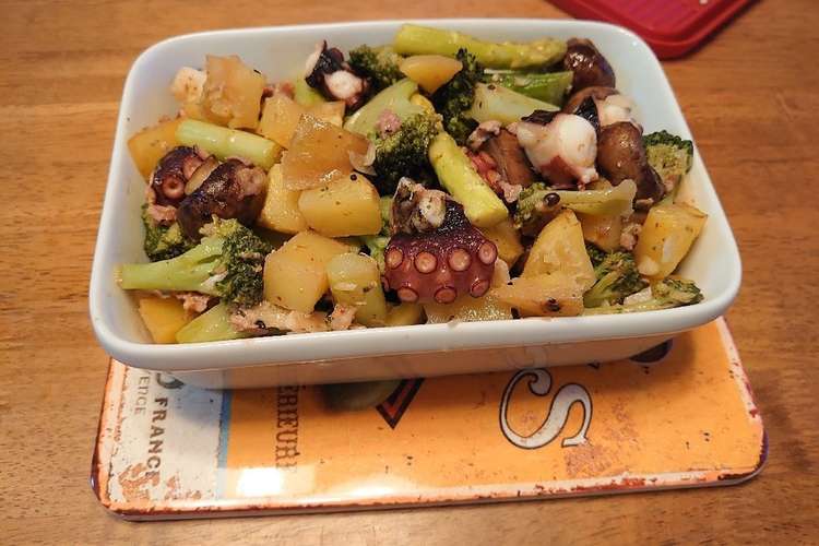 タコと野菜のアヒージョ風オーブン焼き レシピ 作り方 By タカppエイド クックパッド 簡単おいしいみんなのレシピが350万品