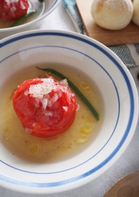 簡単！トマト丸ごとスープ