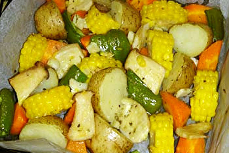 グリル野菜 ハーブソルトでとても簡単 レシピ 作り方 By 心の癒しすと クックパッド 簡単おいしいみんなのレシピが357万品
