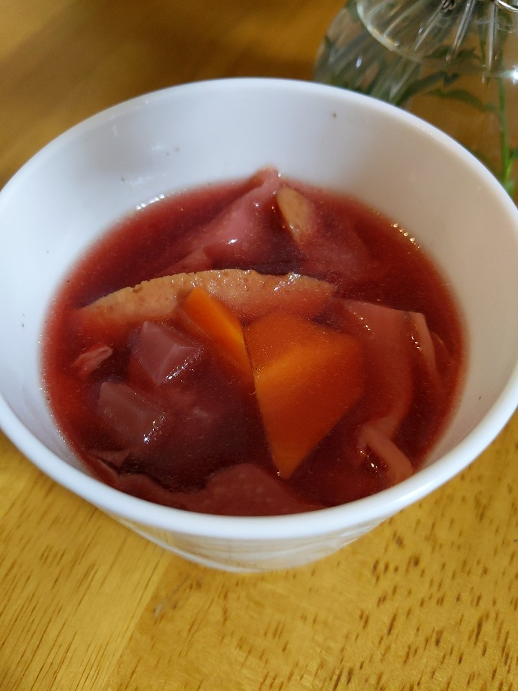 ザワークラウト風味ビーツスープの画像