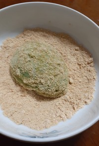 抹茶のサイリウム(オオバコ)餅