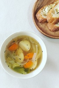 【朝スープ】野菜たっぷり満腹スープ