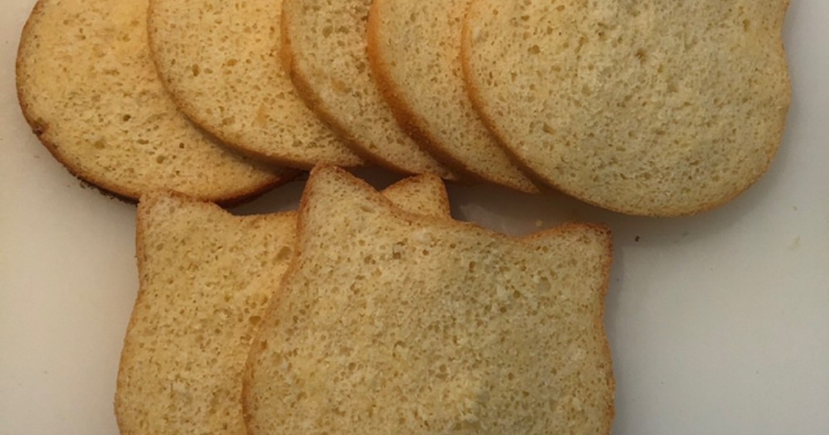 ネコパン1斤型で作る「ねこ形食パン」 レシピ・作り方 by ラクラクダ 【クックパッド】 簡単おいしいみんなのレシピが375万品