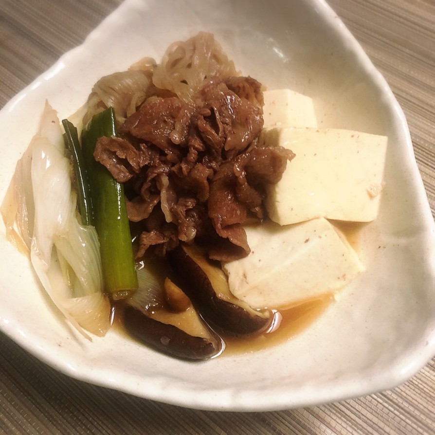 旨味たっぷり簡単パパッと肉豆腐の画像
