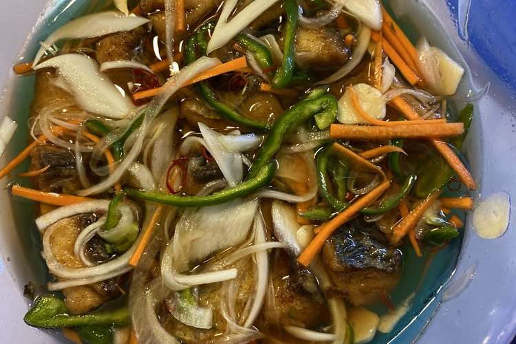 野菜たっぷり鯖の南蛮漬け レシピ 作り方 By クックomochan クックパッド 簡単おいしいみんなのレシピが359万品