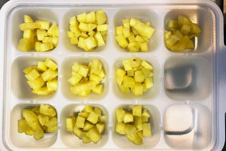 離乳食中期 さつまいも 角切り 冷凍保存 レシピ 作り方 By Ayaあや彩 クックパッド 簡単おいしいみんなのレシピが366万品