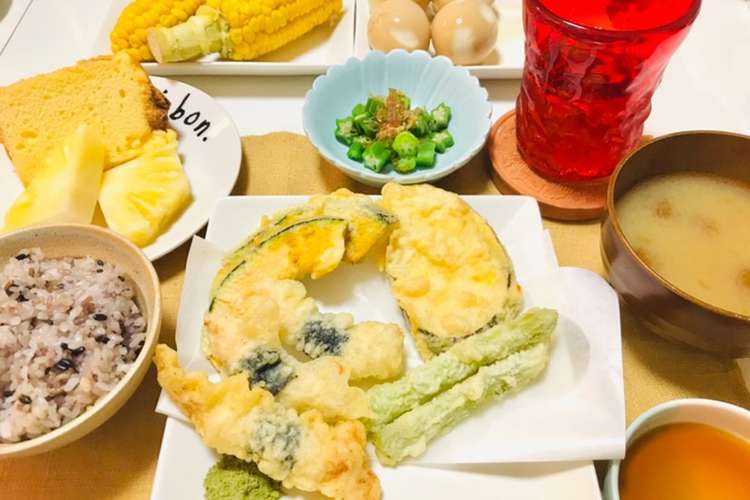 今日の夕飯は天ぷらに決まり とり天献立 レシピ 作り方 By 体裁よく クックパッド