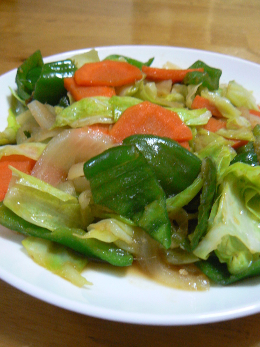 野菜炒めしょうが風味の画像