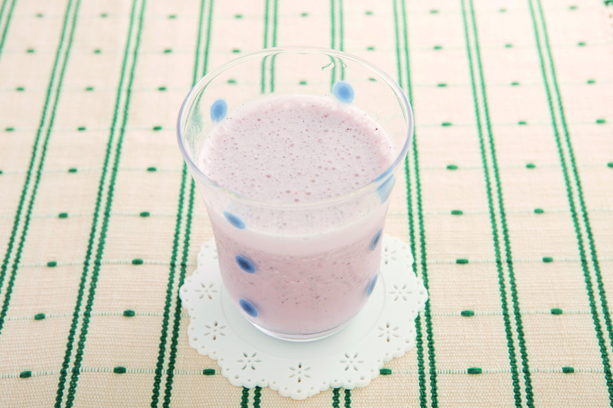 ブルーベリーミルクのレシピ