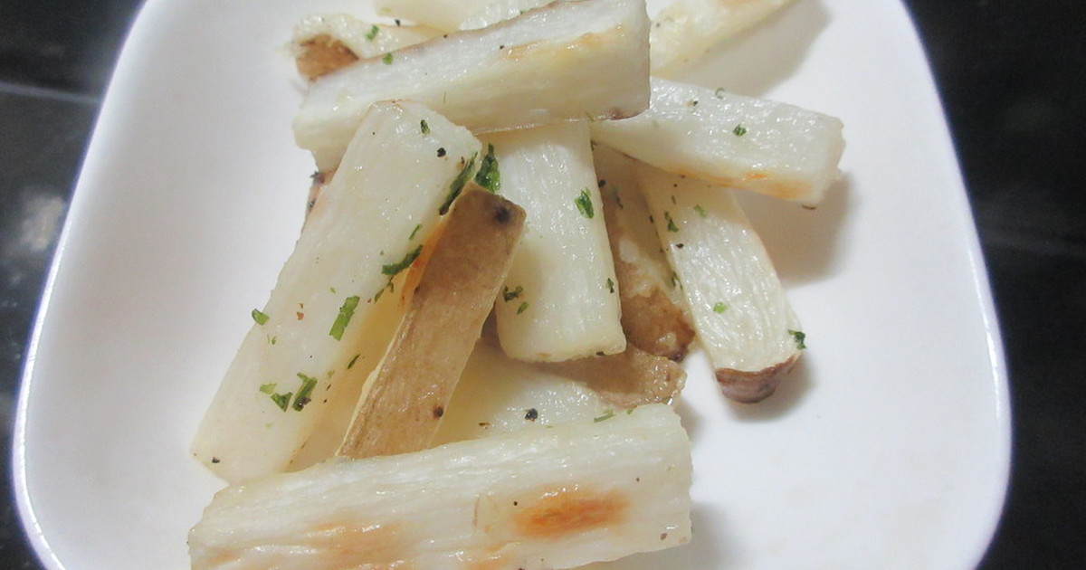 冷めても美味し 揚げずにポテト レシピ 作り方 By まろんはっぴぃ クックパッド 簡単おいしいみんなのレシピが359万品