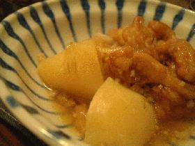 じゃがいもとちぎりの煮物
