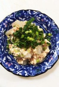 豆腐と蒟蒻のおつまみ☆明太味
