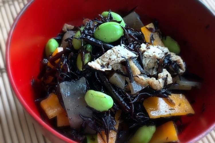 夏のお弁当に 枝豆入り五目ひじき煮 レシピ 作り方 By オイリストひろみん クックパッド 簡単おいしいみんなのレシピが360万品