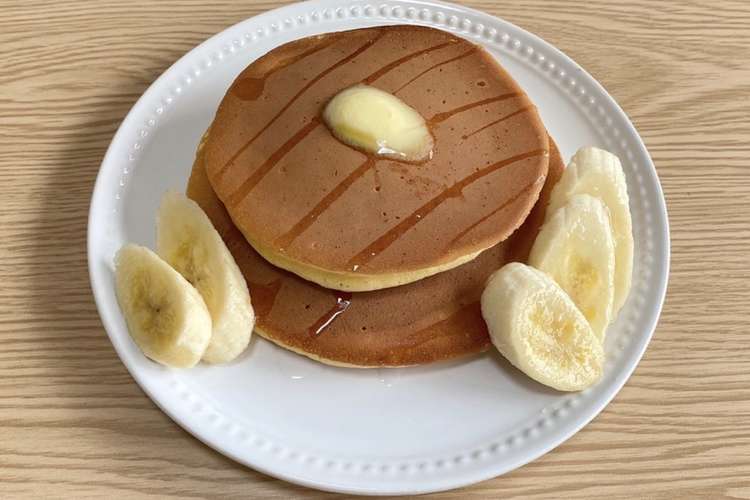 水だけでふわふわホットケーキ レシピ 作り方 By なるぽん クックパッド