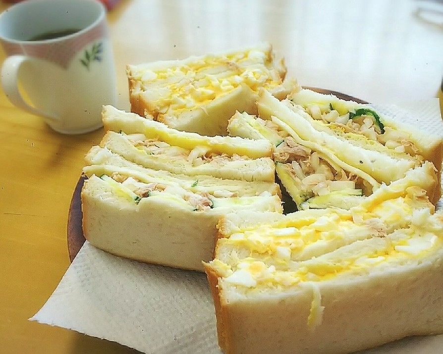 定番 卵のサンドイッチの画像