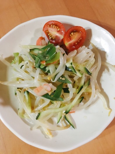 モヤシの中華サラダの写真