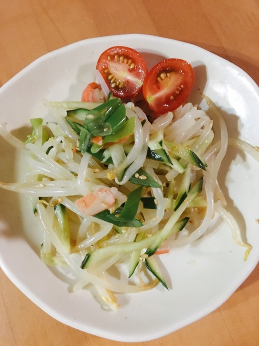モヤシの中華サラダの画像