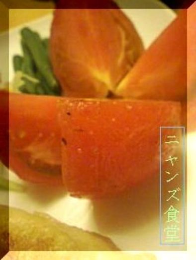 クレソルトマトの写真