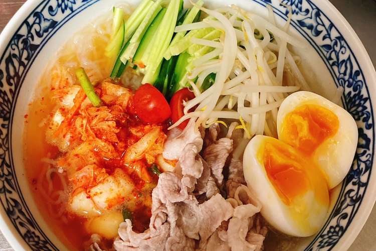 夏飯 70kcal以下 ダイエット冷麺 レシピ 作り方 By Miyuchi042 クックパッド 簡単おいしいみんなのレシピが356万品