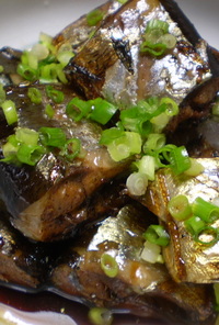 秋刀魚のバルサミコ酢煮