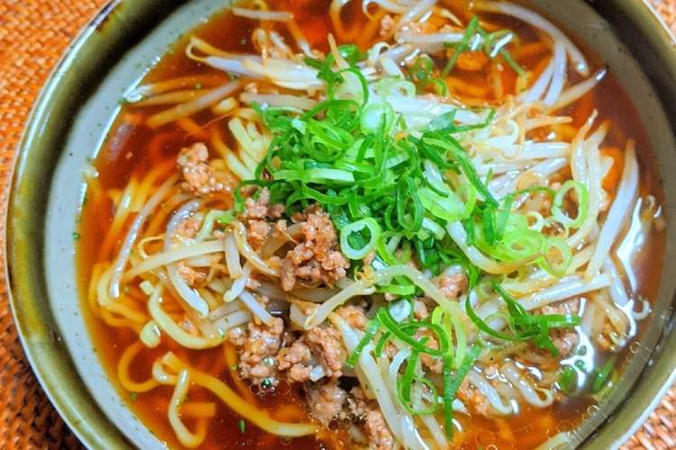 ひき肉もやしラーメン レシピ 作り方 By 春菜食堂y クックパッド 簡単おいしいみんなのレシピが359万品