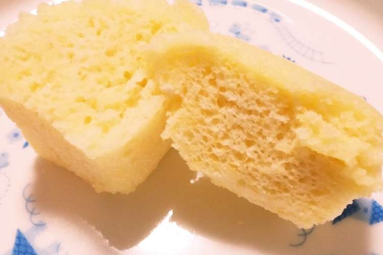 材料4つ レンジで簡単蒸しパン レシピ 作り方 By グラム表記の人 クックパッド 簡単おいしいみんなのレシピが352万品