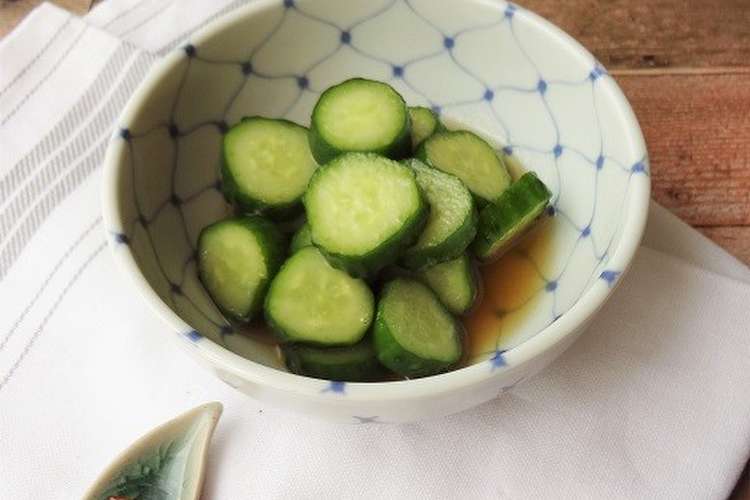 材料3つ きゅうりのレモンめんつゆ漬け レシピ 作り方 By 140 わんたるママ クックパッド 簡単おいしいみんなのレシピが358万品