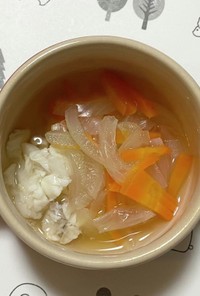 【離乳食後期】白身魚の野菜あんかけ