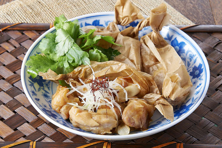 土鍋付き電子レンジで ペーパーチキン レシピ 作り方 By 小泉成器 公式 クックパッド 簡単おいしいみんなのレシピが360万品