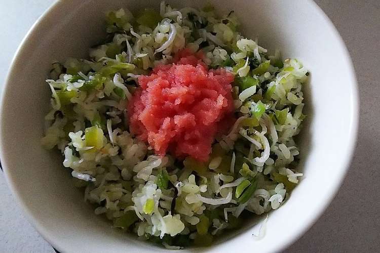 しらすと野沢菜の混ぜご飯 レシピ 作り方 By Sakanaにいさん クックパッド 簡単おいしいみんなのレシピが364万品