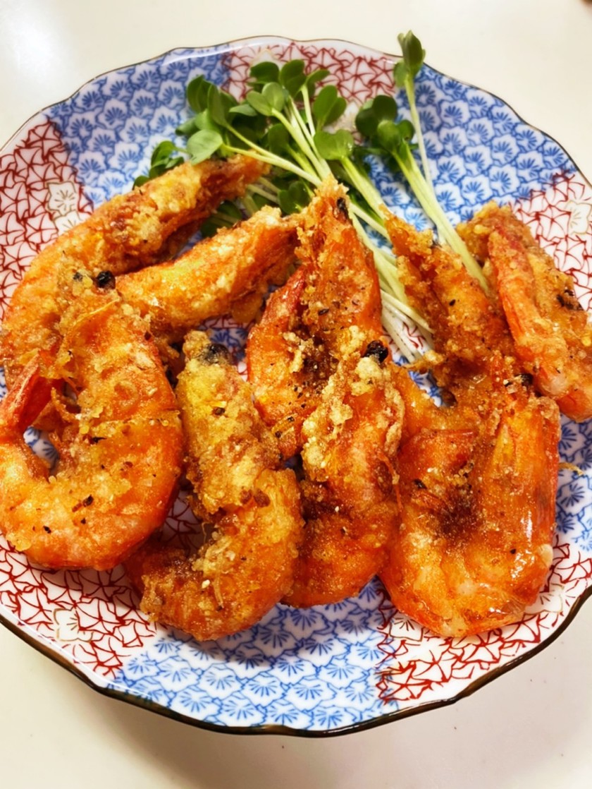 クリーミーガーリックバタートスカーナシュリンプのレシピ