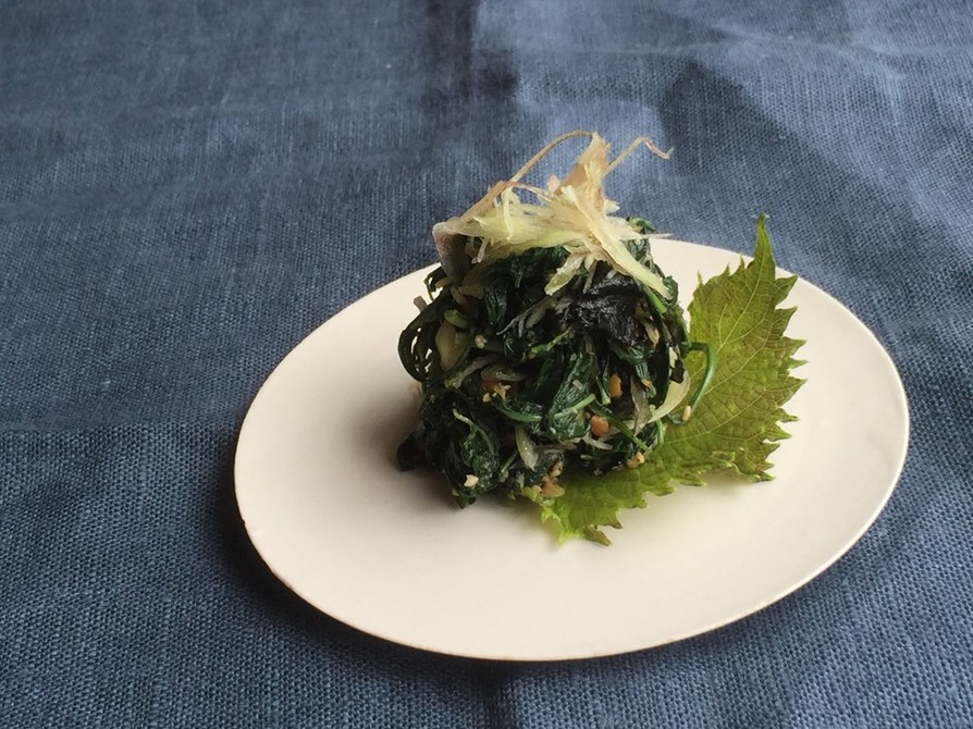 葉胡椒と海苔の甘味噌ナムルの画像