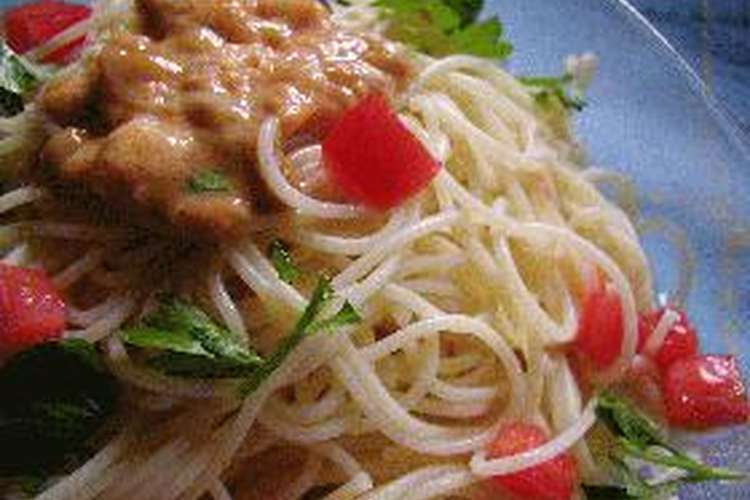 ウニの冷製パスタ レシピ 作り方 By ヴァルリン クックパッド 簡単おいしいみんなのレシピが360万品